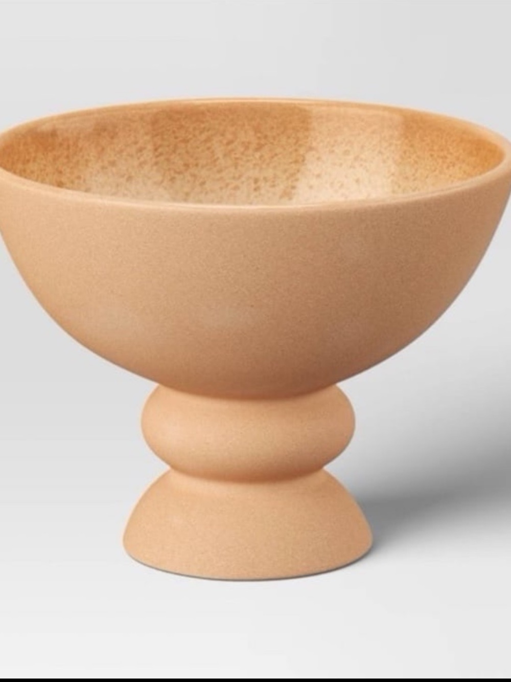 Ceramic Organic Modern Pedestal
Bowl - Threshold